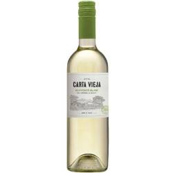 Вино Carta Vieja Совіньйон Блан біле сухе 0,75л Чилі