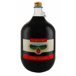 Вино Vino Rosso червоне сухе 5л Le Rovole Італія