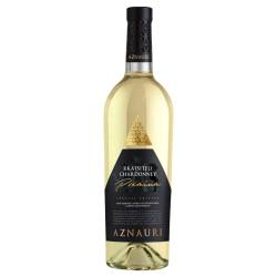 Вино Ркацителі-Шардоне Преміум орд. столове біле сухе  0.75 л ТМ Aznauri