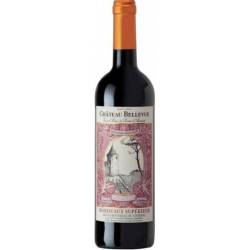 Вино Chateau Bellevue Rouge червоне сухе 0,75л Франція