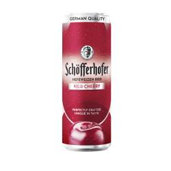Сумiш пива з соком Schofferhofer пшеничне вишня 0.33 з/б