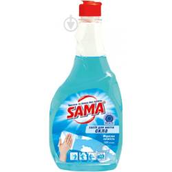 Засіб для миття скла SAMA морозна свіжість 500+500мл