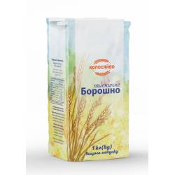 Борошно пшеничне в/ґ 1кг Колосяйво