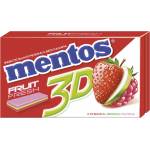Жувальна гумка Mentos 3D Fruit Fresh Ожина-Ківі-Полуниця 33г