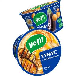 Хумус з баклажанами 250г Yofi