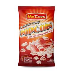 Попкорн для Микрохвильової печі зі смаком бекону 90г Mr'Corn