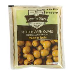 Оливки зелені без кісточки д/п 170г ТМ Decartes Olives