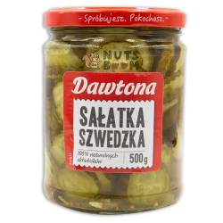 Салат з різаних огірків Шведський 500мл (скло) Dawtona Польща