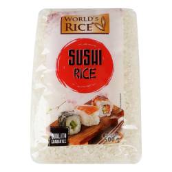 Рис  для суши 500г World's Rice
