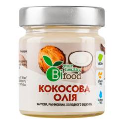 Кокосова олія харчова рафінована 150 гр Bifood