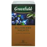 Чай чорний Blueberry Nights Greenfield 25*1.5г