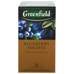 Чай чорний Blueberry Nights Greenfield 25*1.5г