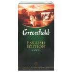 Чай чорний цейлонський English Edition Greenfield 25*2г