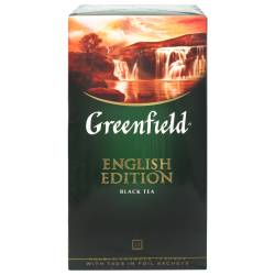 Чай чорний цейлонський English Edition Greenfield 25*2г