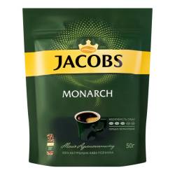 Кава розчинна Jacobs Monarch екон. пак 50г.