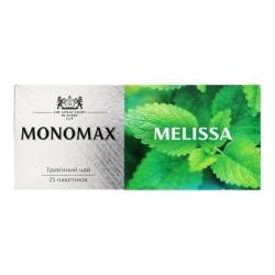Чай китайський зелений з мелісою, м'ятою та ароматом лимону MELISSA Monomax  25*1.5г