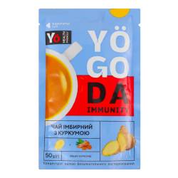 Чай імбирний з куркумою 50г д/п Yogoda