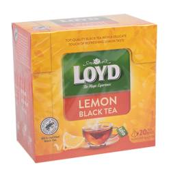 Чай чорний з ароматом Лимону, LOYD, 20*1.7г , Польща