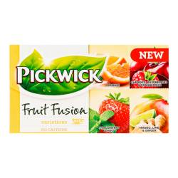 Чай фруктово-травяний асорті зі шматочками фруктів та ягід Pickwick 20*1.8г