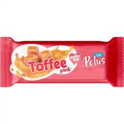 Батончики вафельний PINK TOFFEE зі смаком полуниці 30 г Полюс