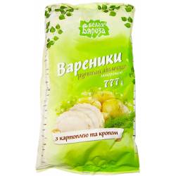 Вареники ручного ліплення з картоплею та кропом 777г Белая Бяреза