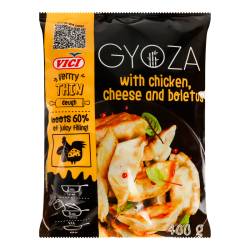 Пельмені Гіоза з куркою, сиром та грибами "GYOZA" 400г VICI