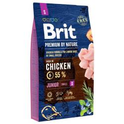 Сухий корм для цуценят маленьких порід Brit Premium Junior S 3 кг