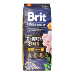 Сухий корм для дорослих собак середніх порід Brit Premium Adult 15 кг