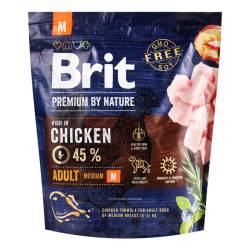 Сухий корм для дорослих собак середніх порід Brit Premium Adult M 1 кг