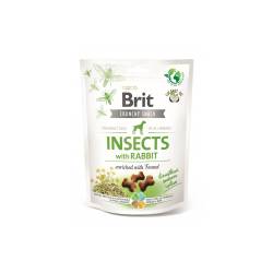 Ласощі Brit Care Dog Crunchy Cracker Insects with Rabbit д/собак д/імунітету комахи і кролик фенхель