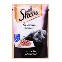 Корм для котів пауч з лососем в соусі 85г Sheba