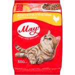 МЯУ повнораціонний сухий корм для дорослих котів з куркою 0.3 кг Фото 2