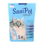 Наповнювач для котів сілікагелевий SaniPet 5л Природа Фото 1