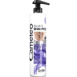 Delia Cameleo Silver Шампунь для нейтралізації жовтизни для світлого, освітленого та сивого волосся