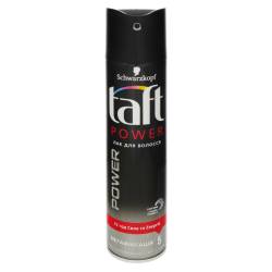 Taft Лак для волосся Power з вітамінами чорний 225мл