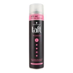 Taft Лак для волосся Power ніжність кашеміру чорний 350/400 мл