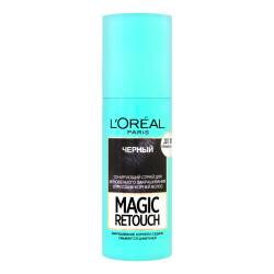 L'Oreal Magic Retouch Тонуючий спрей для максимально сивих коріннь волосся Чорний 75 мл