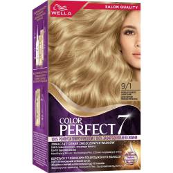 Wella Color Perfect Крем-фарба для волосся 9/1 Дуже світлий попелястий блонд