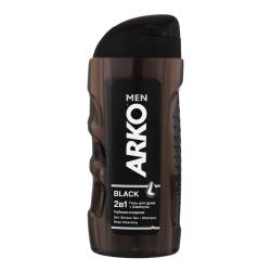 Arko Men Black Гель для душу та шампунь для волосся 2 в 1 260 мл