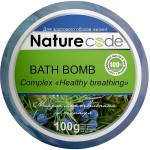 Nature Code Бомба для ванн Сomplex "Healthy breathing" (зелена) 100 г