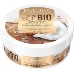 Eveline Extra Soft Bio Крем для тіла інтенсивно живильний Coconut 200мл (банка)