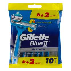 Gillette Станок одноразовий чоловічий 2 леза BLUE Maximum 8/10 шт