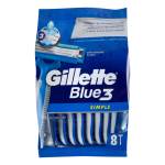 ***Gillette Бритва одноразова чоловіча Blue Simple 3 леза 4 шт