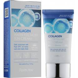 Farm stay Крем сонцезахисний із колагеном SPF50+ PA++++, 50 мл /Collagen Water Full Moist Sun Cream