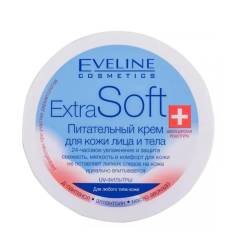 Eveline Extra Soft Крем для обличчя та тіла живильний для усіх типів шкіри 200мл (банка)