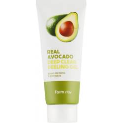 Farm stay Гель-пілінг для обличчя з екстрактом авокадо 100 мл Real Avocado Deep Clear Peeling Gel