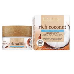 Eveline Rich Coconut Крем для всіх типів обличчя інтенсивно зволожуючий з кокосом 50мл