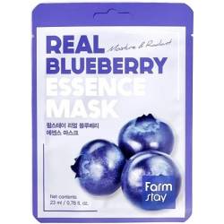 Farm stay Маска для обличчя тканинна з екстрактом чорниці /REAL BLUEBERRY ESSENCE MASK