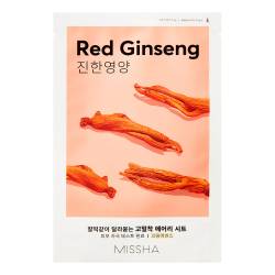 MISSHA Маска для обличчя Червоний женьшень 19 г/ Airy fit sheet mask Red Ginseng