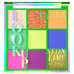 Eveline Палетка тіней для повік Look up Neon Lime 9 шт.
